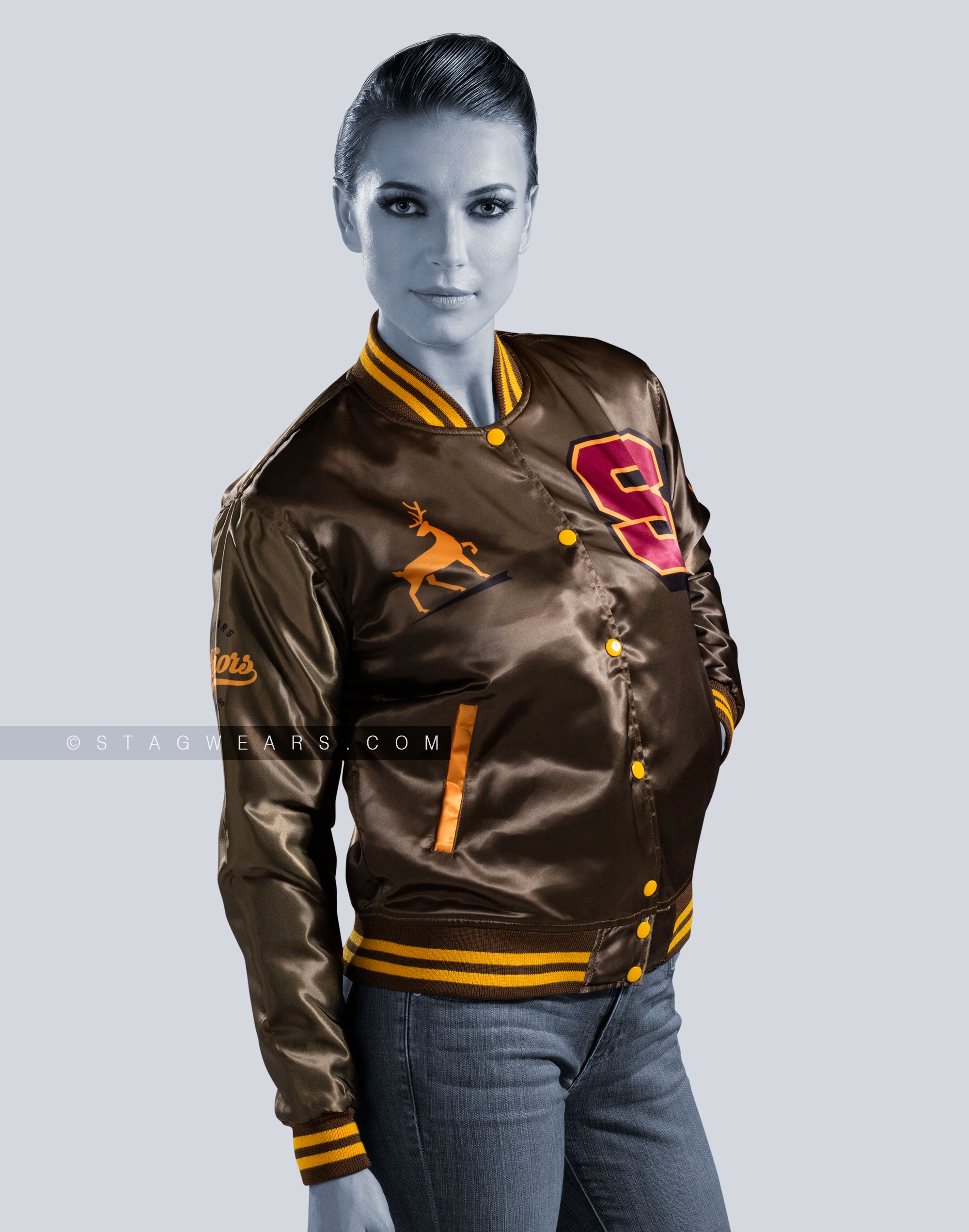 Satin 2025 varsity jackets