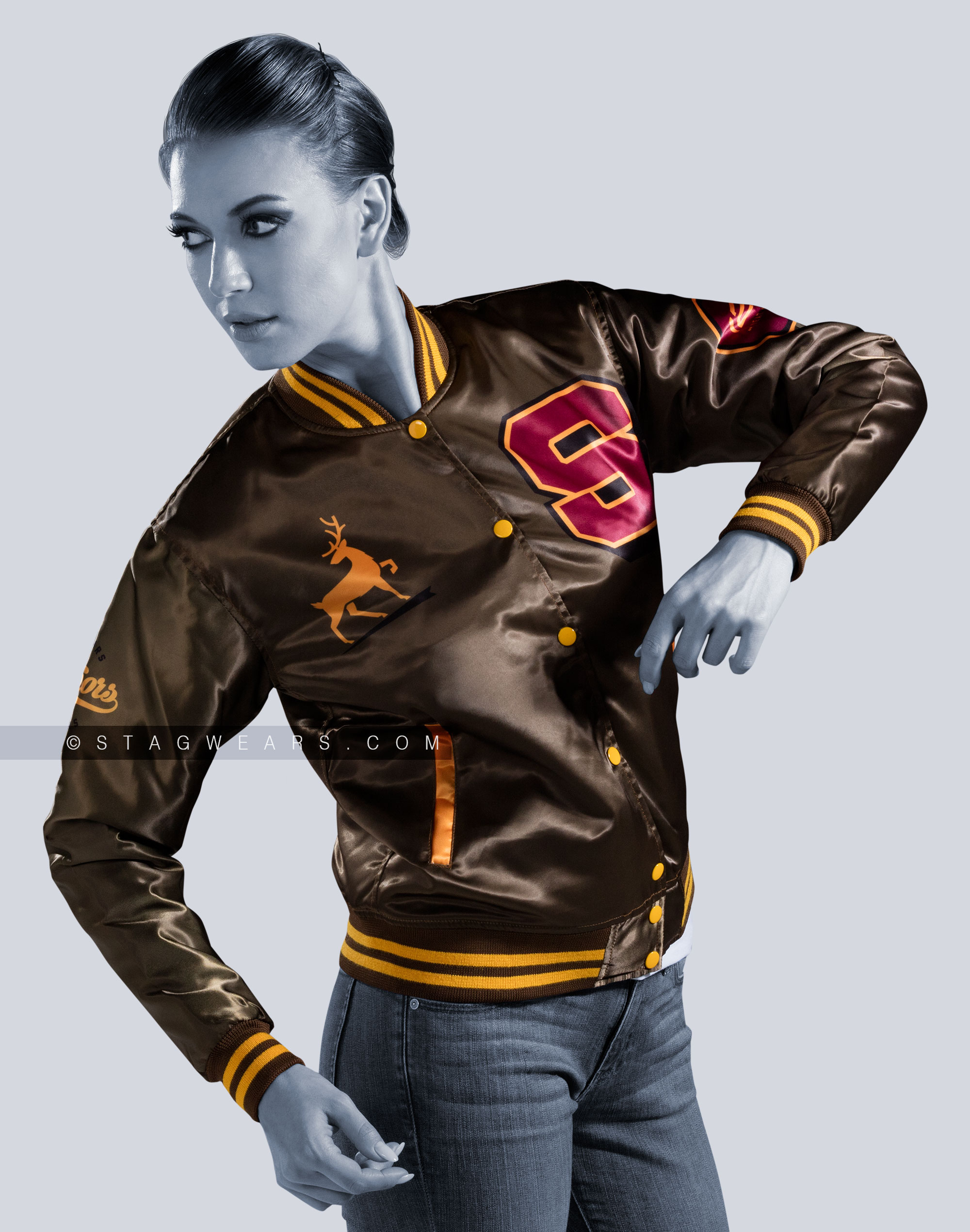 Custom Satin Varsity Jackets