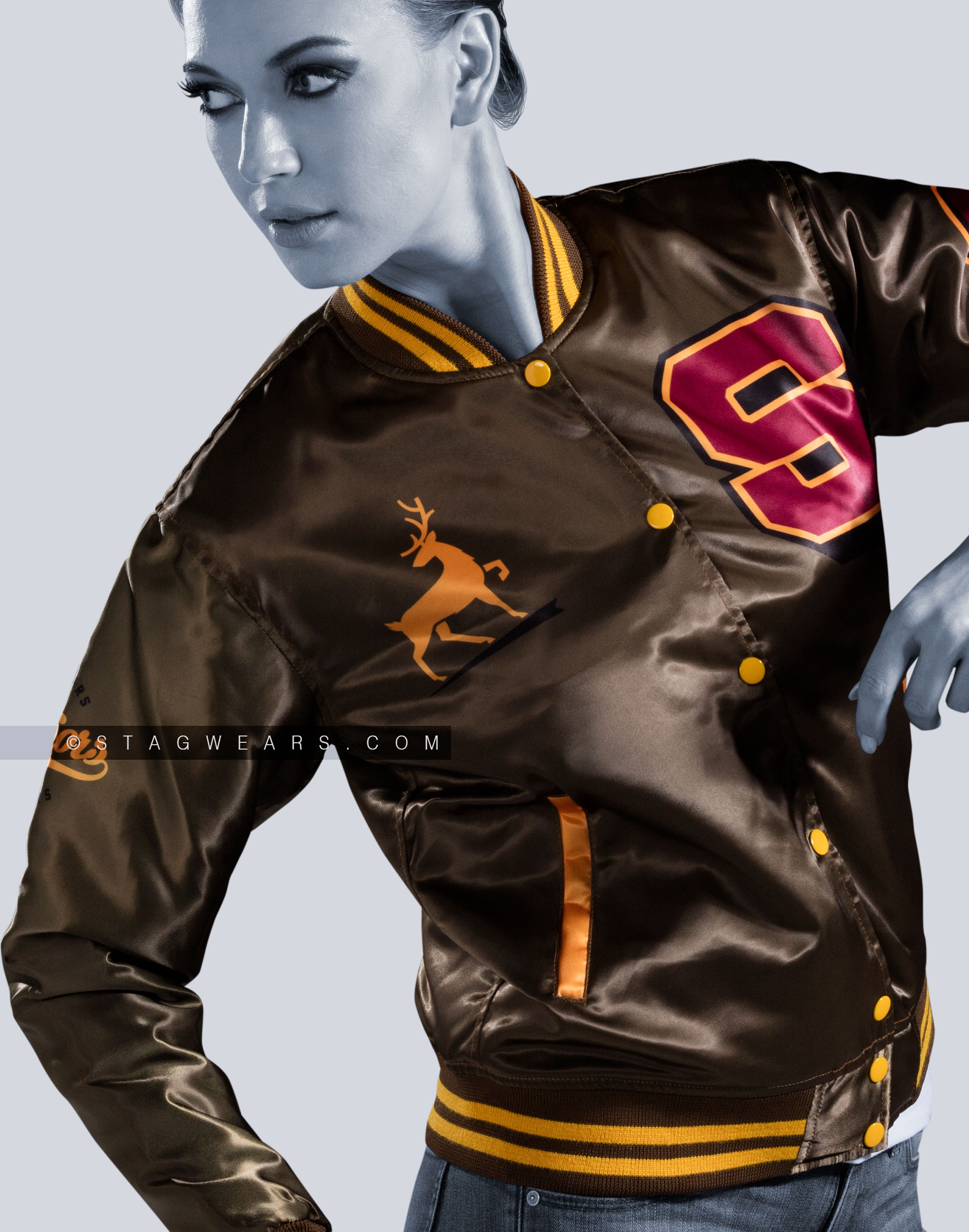 Custom Satin Varsity Jackets | Satin Baseball Jackets