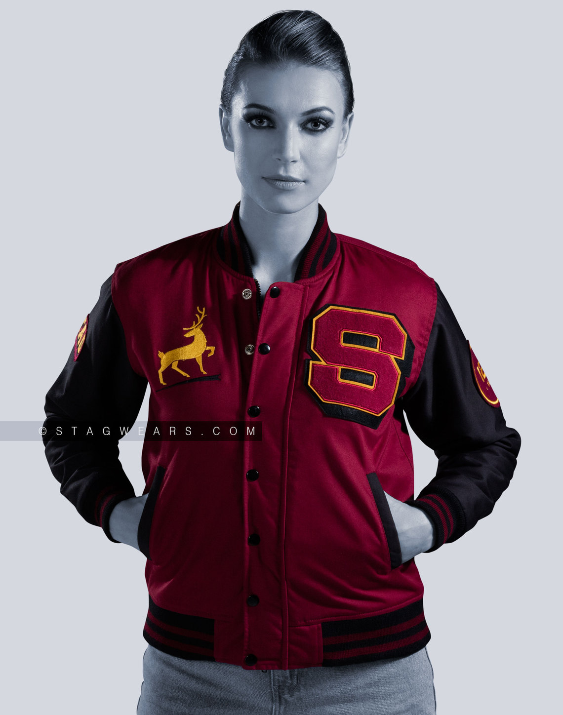 Custom Varsity Jackets Cotton Twill Cotton Letterman Jackets