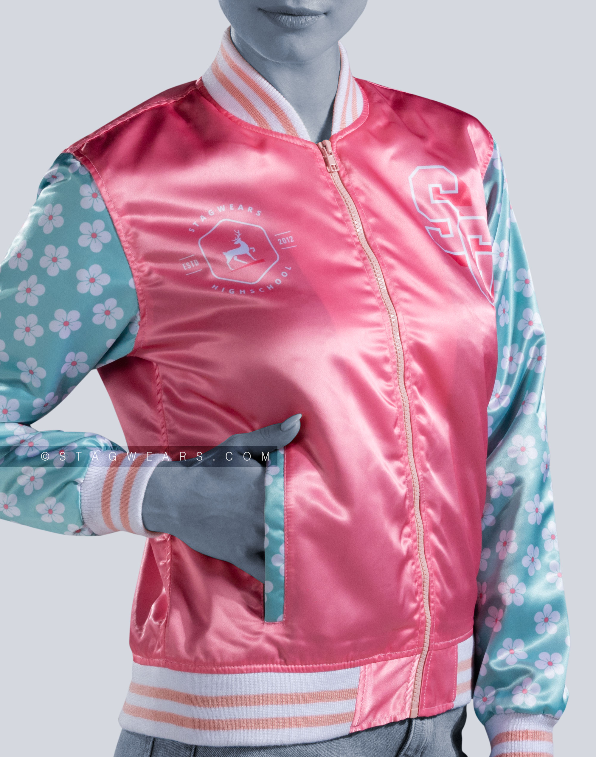 Custom Silk Bomber Jacket