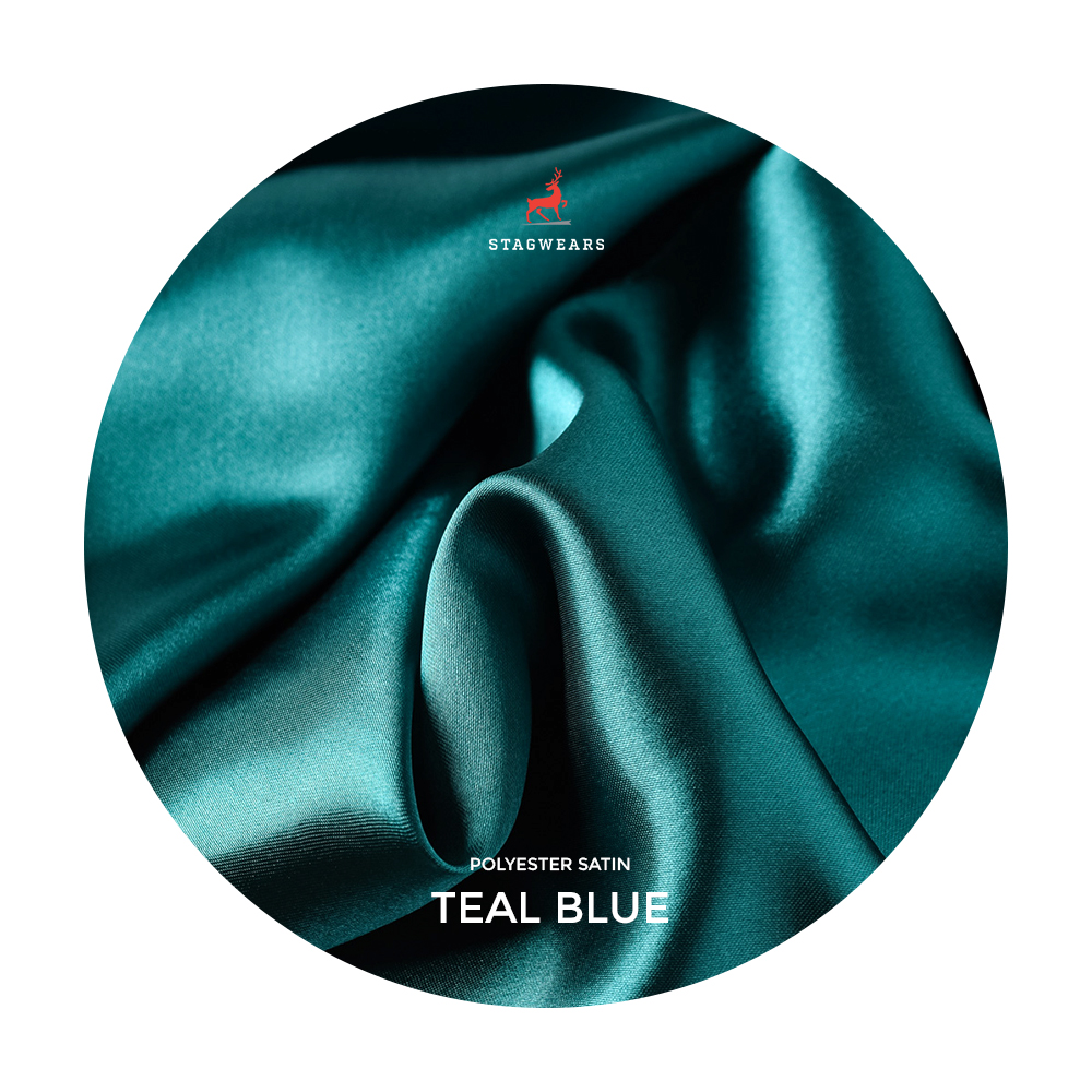 Teal Blue Stagwears Custom Varsity Jackets Satin